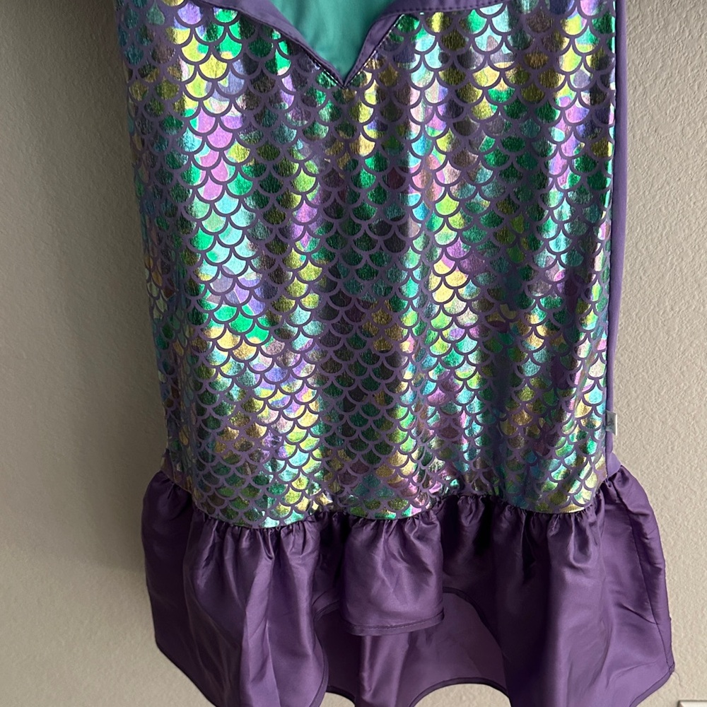 Girls' Teal and Purple Mermaid Costume Dress - Kids Halloween - Picture 5 of 8